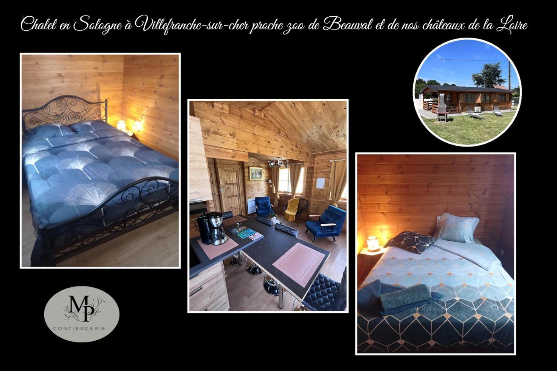 Chalet En Sologne A Villefranche Sur Cher Bagian luar foto